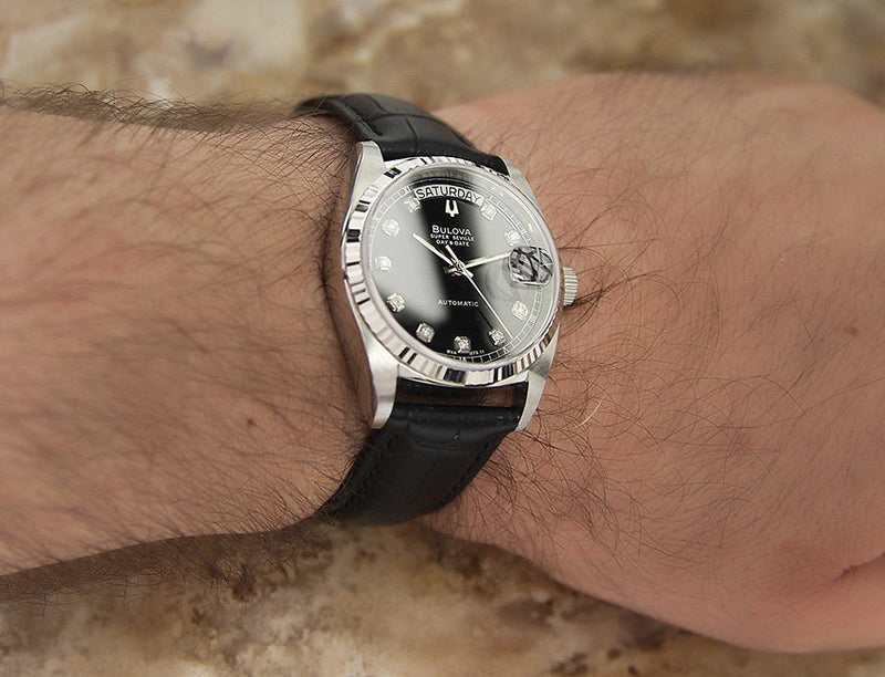 1980 Bulova Super Seville Diamond Men's Watch