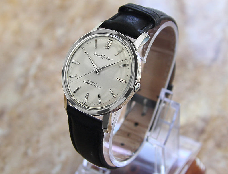 Seiko Gyro Marvel Rare Vinatge 1960 Automatic Men 36mm Stainless St Watch
