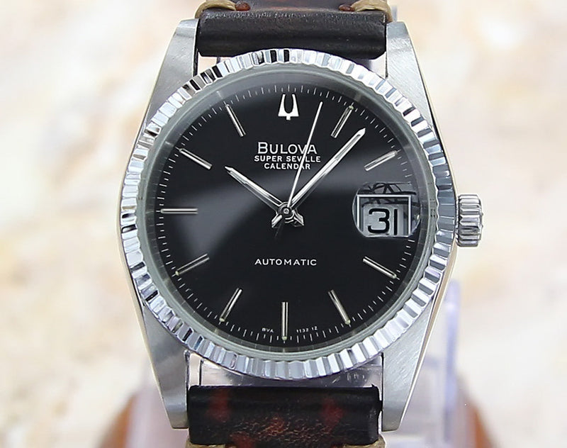 Bulova Super Seville Calendar - Black Dial Men’s Watch
