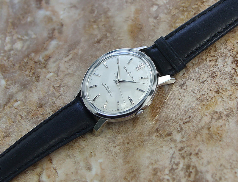 Seiko Gyro Marvel Rare Vinatge 1960 Automatic Men 36mm Stainless St Watch