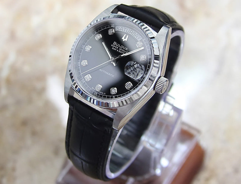 1980 Bulova Super Seville Diamond Men's Watch
