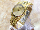 Bulova Super Seville Swiss Pristine Gold Plate Superb Quality Men's Watch
