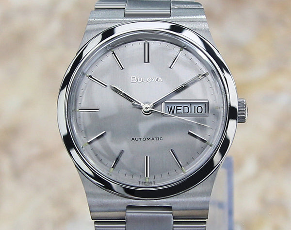 Bulova N8 Swiss Made Day Date Auto 36mm Men's Watch
