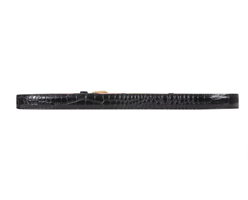 Dsquared FW21 Belts Leather Belt BLACK BEW0267_13880001M1038