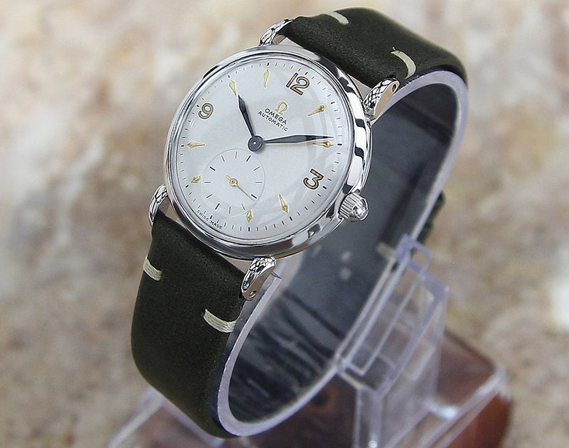 Omega Rare Bumper Cal 342 Swiss 33mm Men 1945 Auto Watch