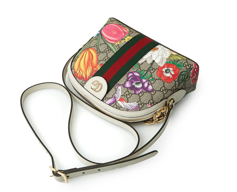 Gucci Ophidia GG Flora Small Shoulder Bag 499621 HV8AC 9759