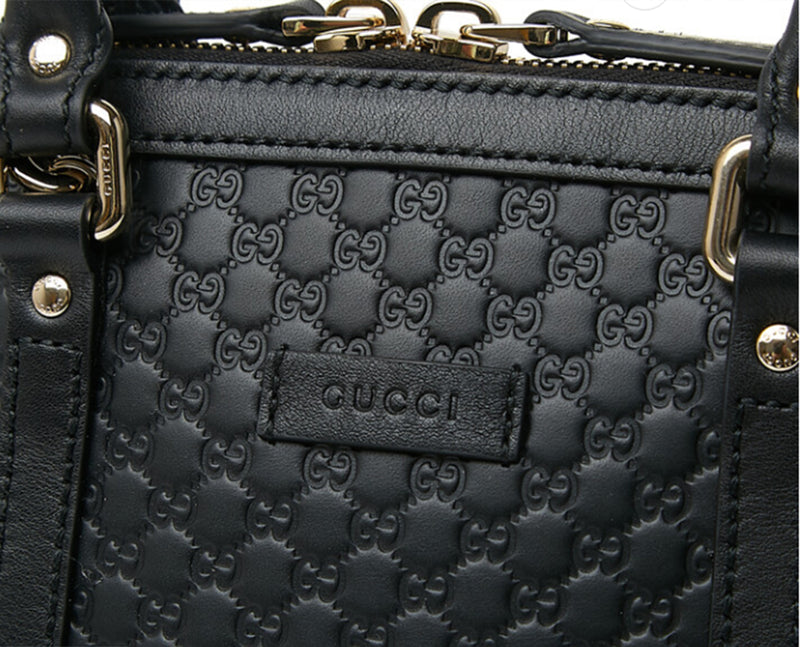 Gucci Micro GG Cima Dome Tote Bag 449654 BMJ1G 1000