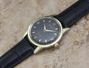 1960s Black Baylor Men's Dress Watch