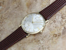 1960s Benrus 14k Solid Gold Men's Luxury Dress Watch