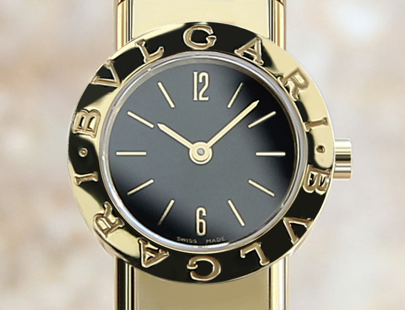 18k Gold Bulgari Tubogas BB23 Solid 18k Gold Ladies Watch