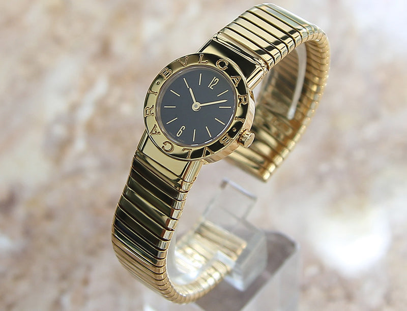 18k Gold Bulgari Tubogas BB23 Solid 18k Gold Ladies Watch