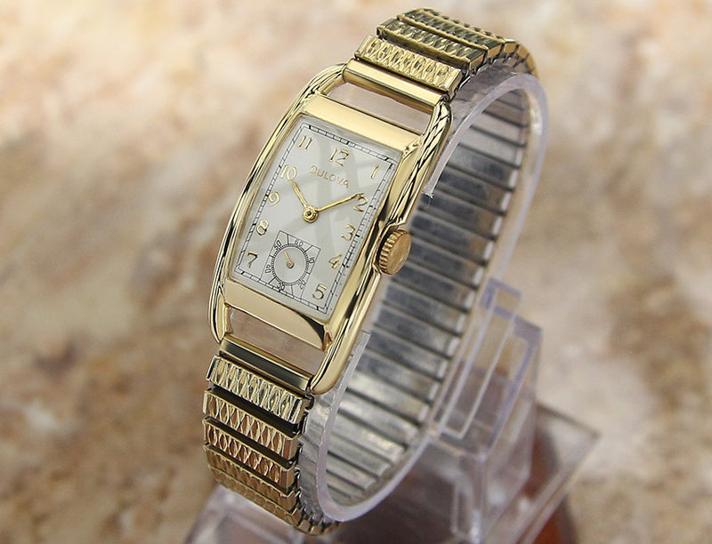 Bulova 1940s USA Made Gold Filled Manual Rare Men’s Watch