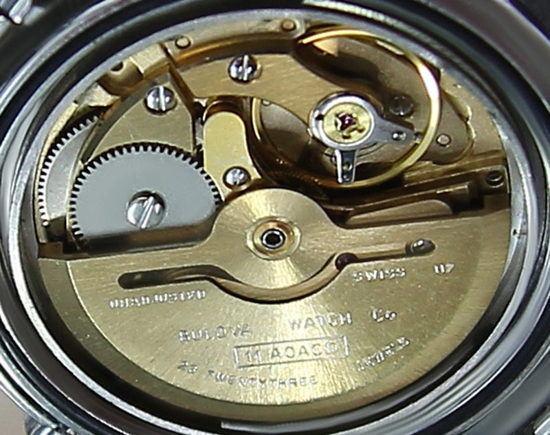 Bulova N9 1980s Vintage Auto Men's Swiss Made Watch
