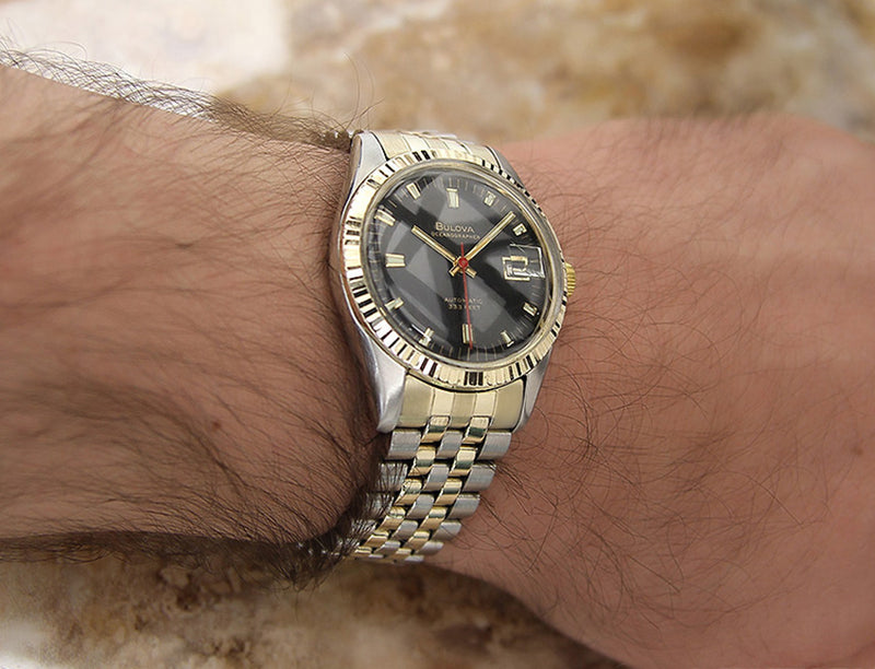 1970 Mint Bulova Oceanographer 333 Men's Automatic Watch