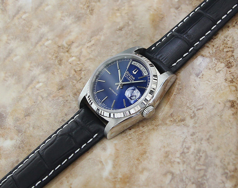 Bulova Super Seville Mint Grade Swiss Made Men’s Automatic 1980 Watch
