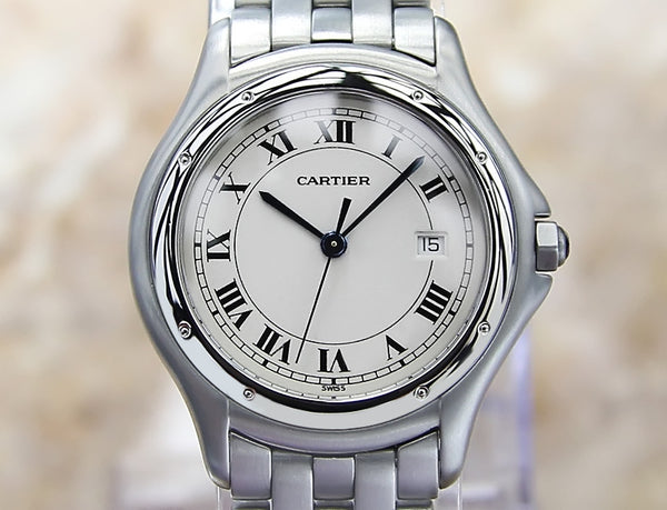 Cartier Panthere Luxury Swiss Made Mens Mid Size 33mm Watch