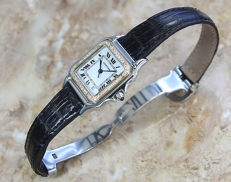 Cartier Panthere Unisex Diamond Luxury Mint Condition Watch