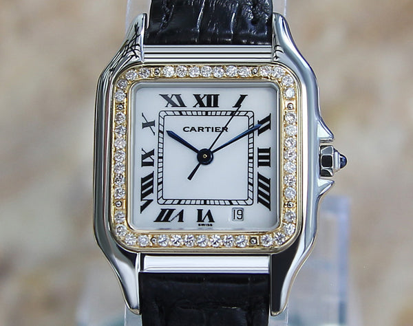 Cartier Panthere Unisex Diamond Luxury Mint Condition Watch