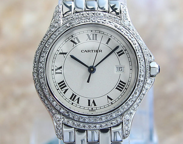 Cartier Panthere Unisex Diamond Luxury Collectible Top Quality Watch
