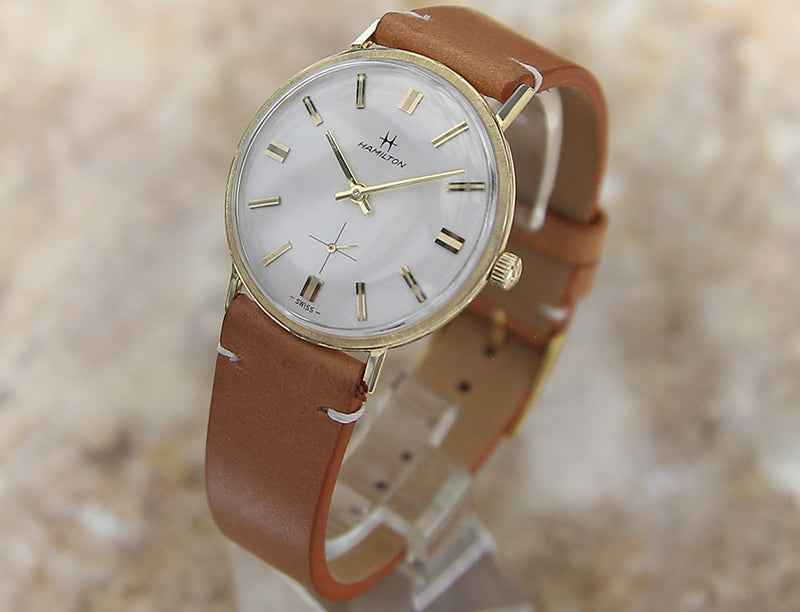 Hamilton Solid 14k Gold Men's Watch