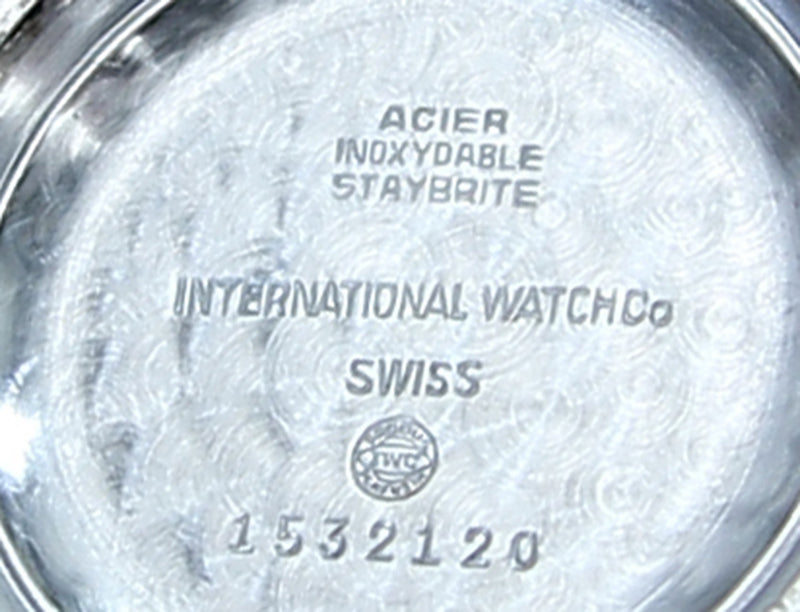 1960 IWC International Watch Co Men's Watch - Black Dial