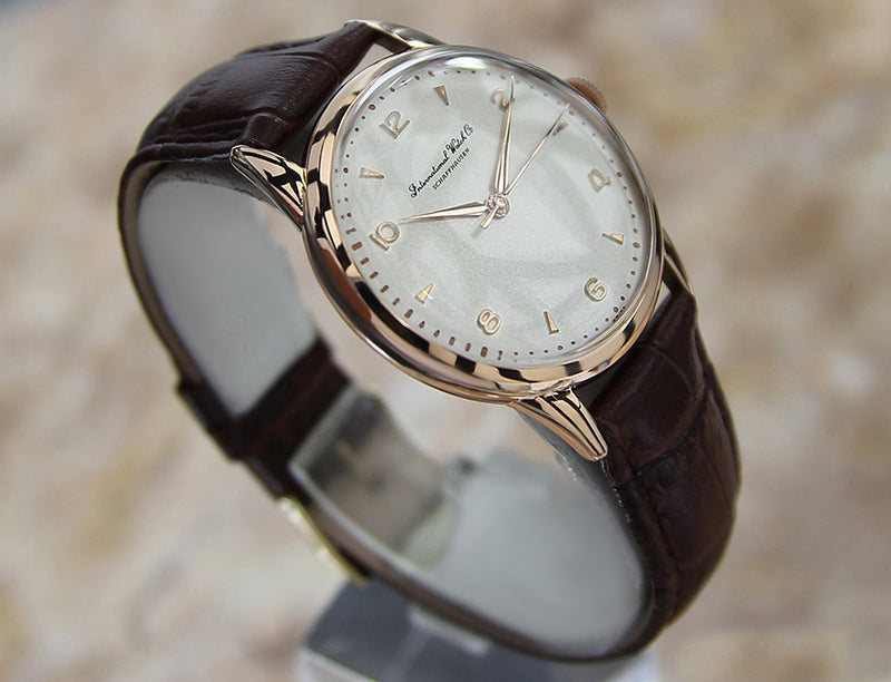 IWC 18k Rose Gold Vintage Men's Watch