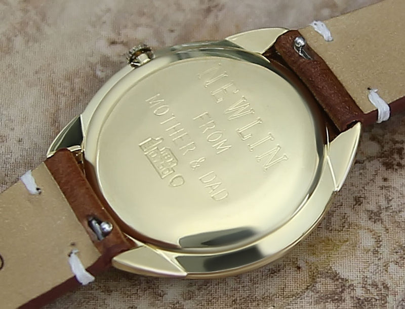 1960 Jules Jurgensen 18k Solid Gold Men's Watch
