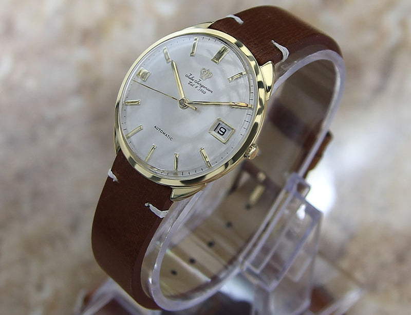 1960 Jules Jurgensen 18k Solid Gold Men's Watch