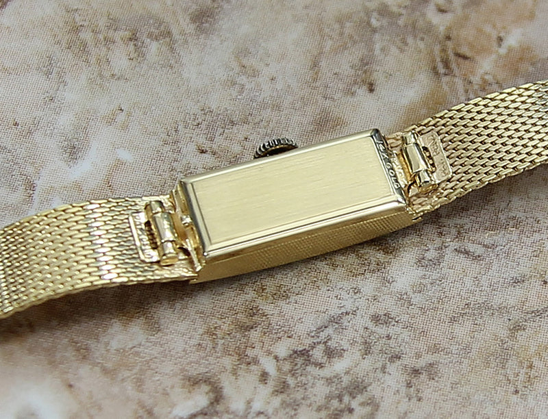 Longines 14k Solid Gold 1960s Ladies Rare Vintage Classic Watch