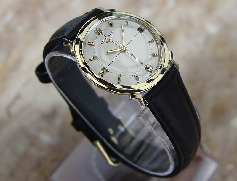 Longines 430040 Solid 14k Gold Men's 35mm Watch