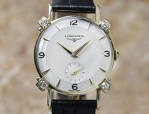 Longines Diamonds 14k Gold Men's Watch
