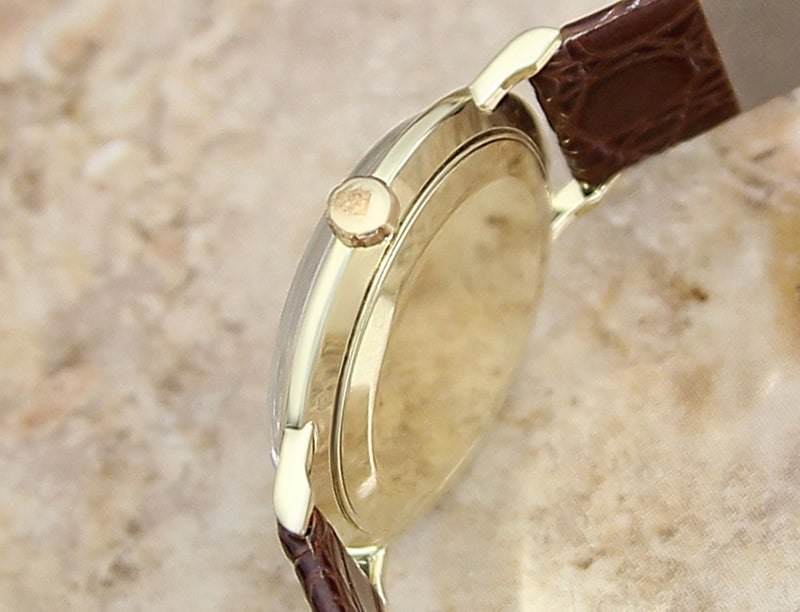 Lucien Piccard 18k Gold Men's Vintage Watch