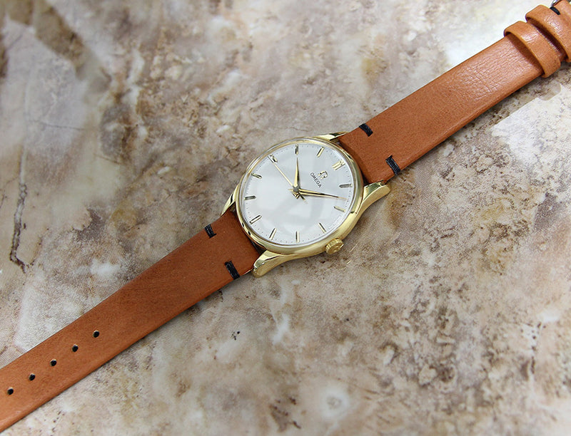 Omega Cal 283 Gold Filled Swiss 35mm Mens 1950s Watch