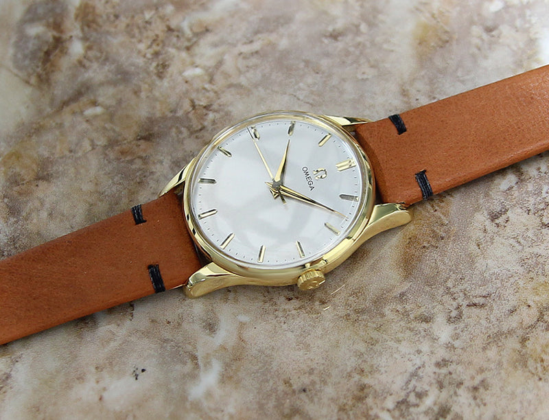 Omega Cal 283 Gold Filled Swiss 35mm Mens 1950s Watch