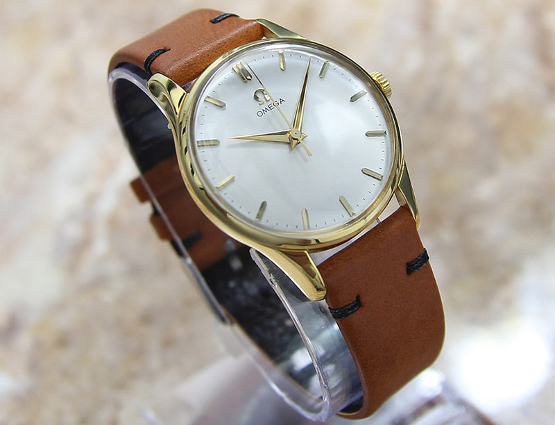 Omega Cal 283 Gold Filled Swiss 35mm Mens 1950s Watch