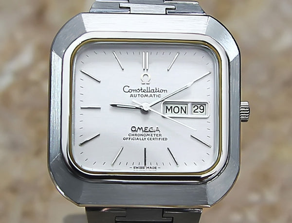 Omega Constellation Swiss 1970s Auto Men's Vintage Watch