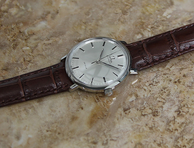 1960 Omega DeVille Men's Watch - Silver Dial