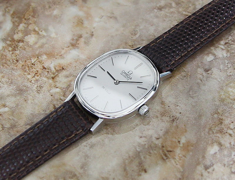 Omega DeVille Swiss Made Men's Luxury Quartz 1980s Watch