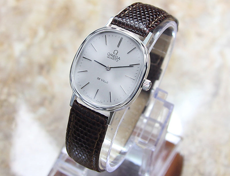 Omega DeVille Swiss Made Men's Luxury Quartz 1980s Watch