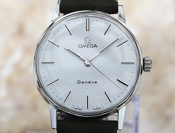 Omega Geneve Swiss Cal 601 SS 34mm Men 1960 Watch