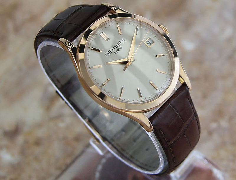 Patek Philippe Calatrava Automatic 18k Rose Gold Men's Watch
