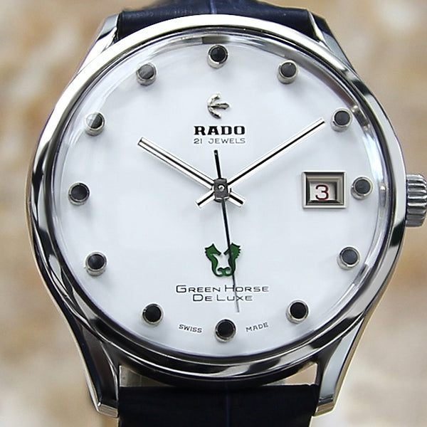 M*a様 K741 RADO Green Horse De Luxe 時計 自動 Rado Green Horse De Luxe 38mm Men's Watch
