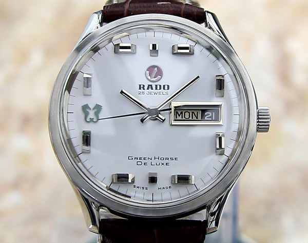 Rado Green Horse De Luxe Men's 38mm Swiss 1960 Watch