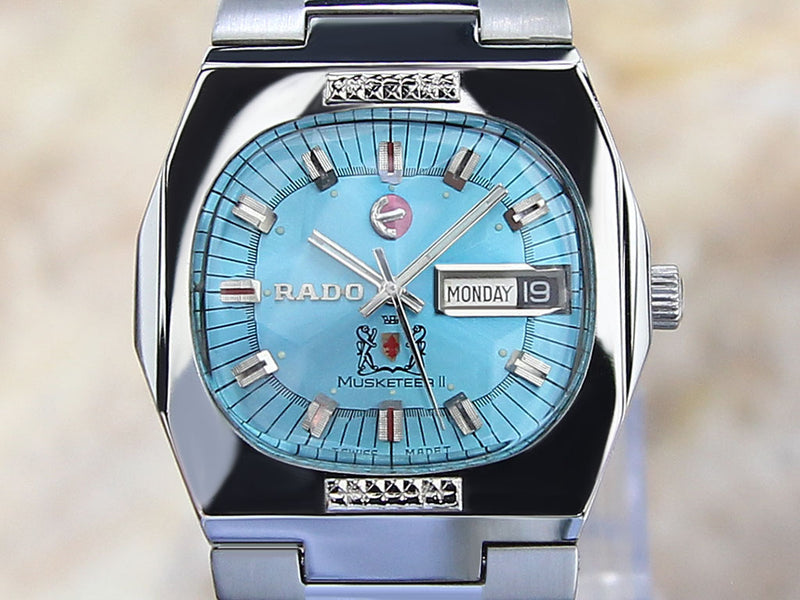 Rado Musketeer II Rare 1968 Vintage Mint Condition Quality Men's Watch