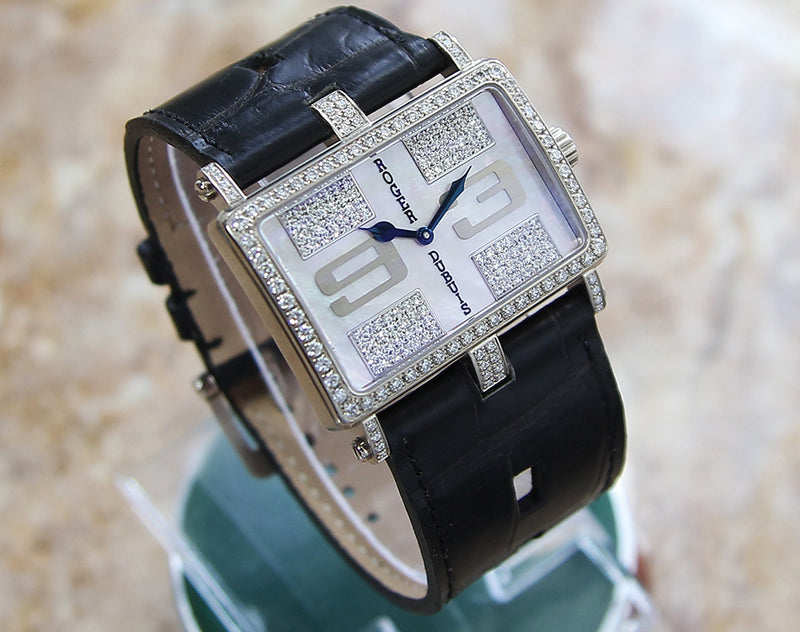 Roger Dubuis Too Much 18k Diamond Luxury Mint Pristine Watch c2010