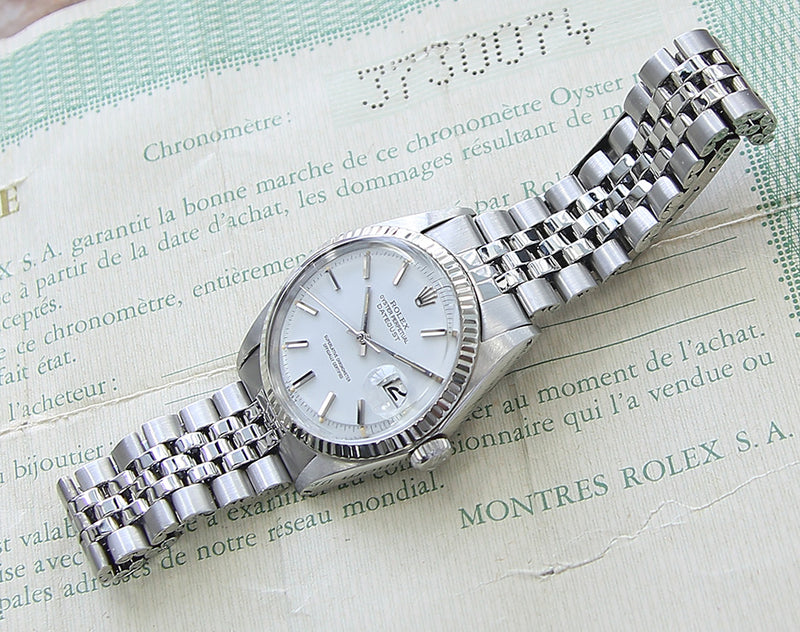 Rolex 1601 Datejust Men's 1974 Rare Mint Quality Vintage Watch