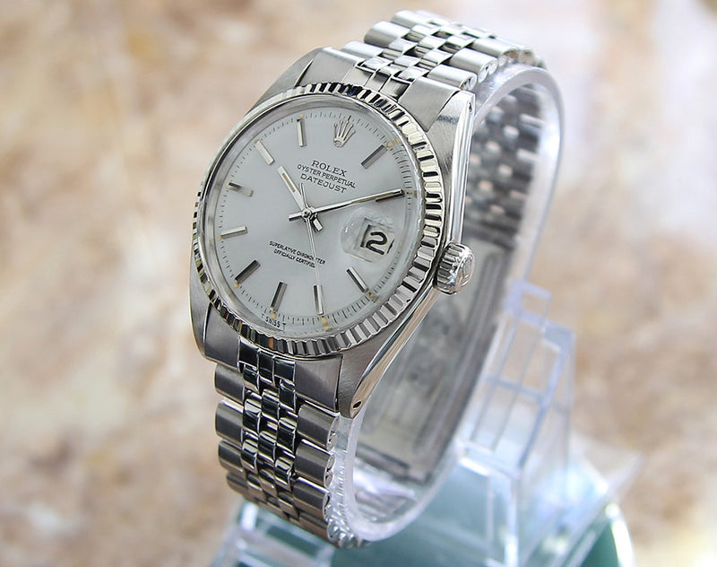 Rolex 1601 Datejust Men's 1974 Rare Mint Quality Vintage Watch