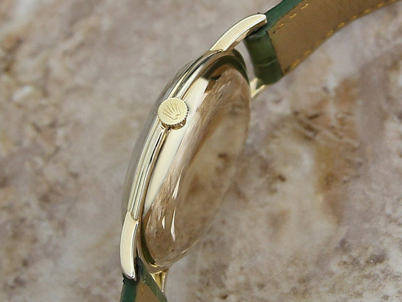 Rolex 8952 Exquisite 14k Solid Gold Men's Museum Quality 1955 Watch