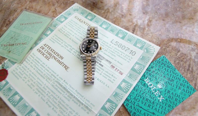 Rolex 16233 18K Gold Vintage Men's Investment Quality Luxury Watch