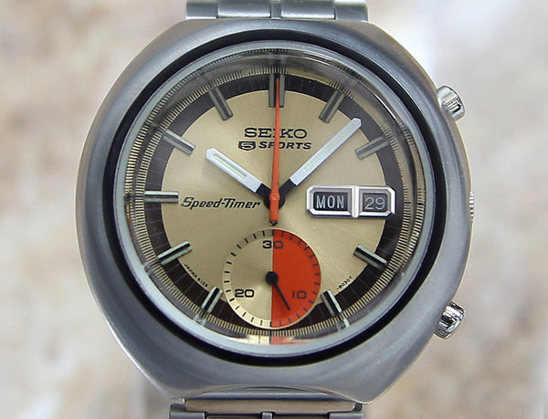 Seiko 5 Sports Speed Timer Chronograph Auto Stainless St Men Japanese Watch